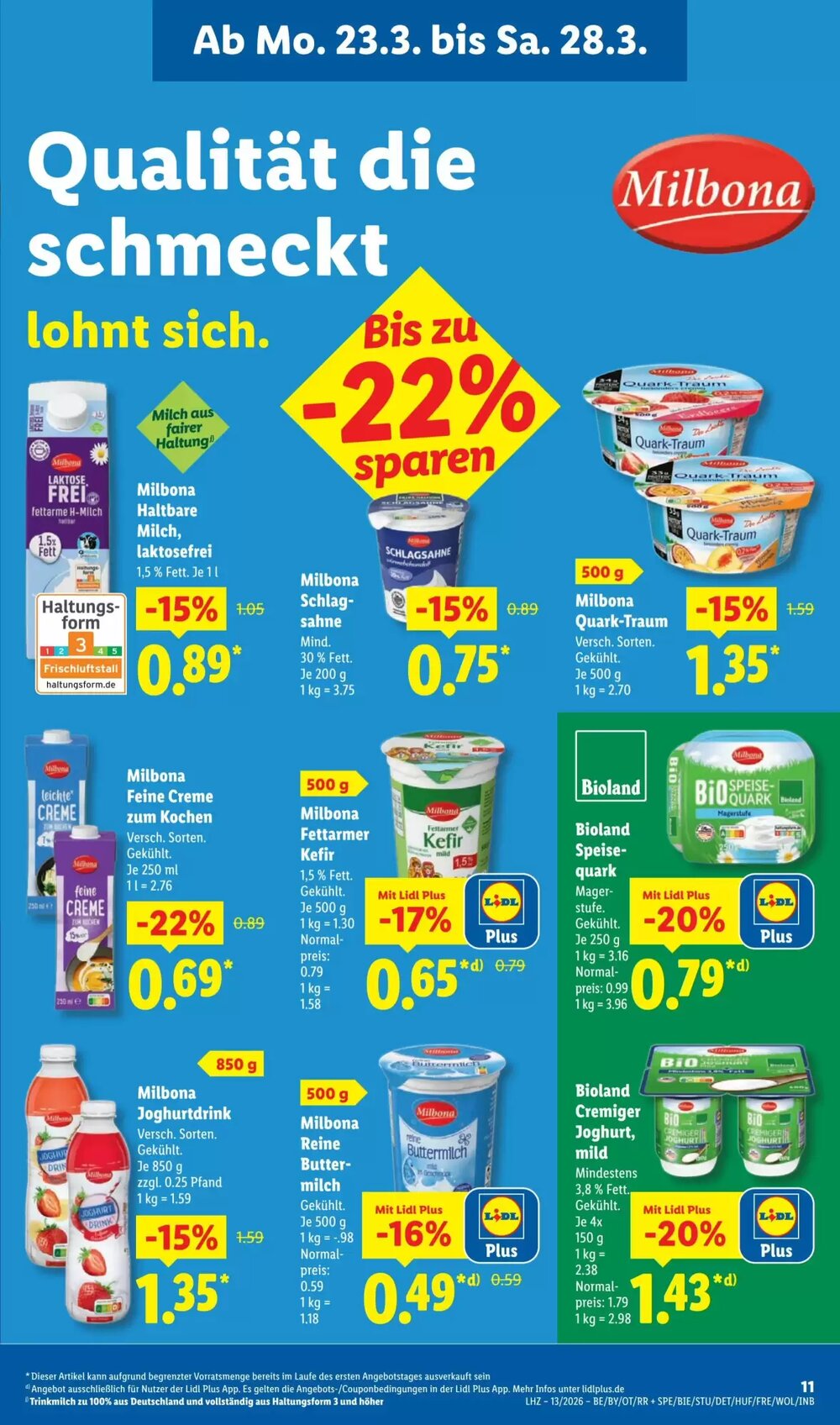 Lidl Prospekt (ab 23.03.2026) zum Blättern - Seite 19