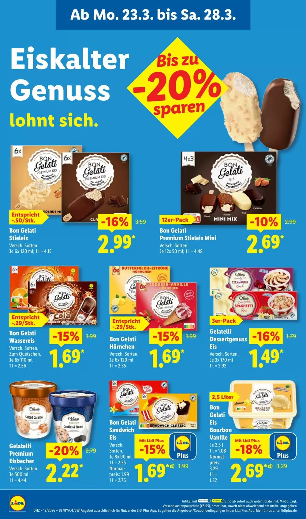 Lidl Prospekt (ab 23.03.2026) zum Blättern - Seite 22
