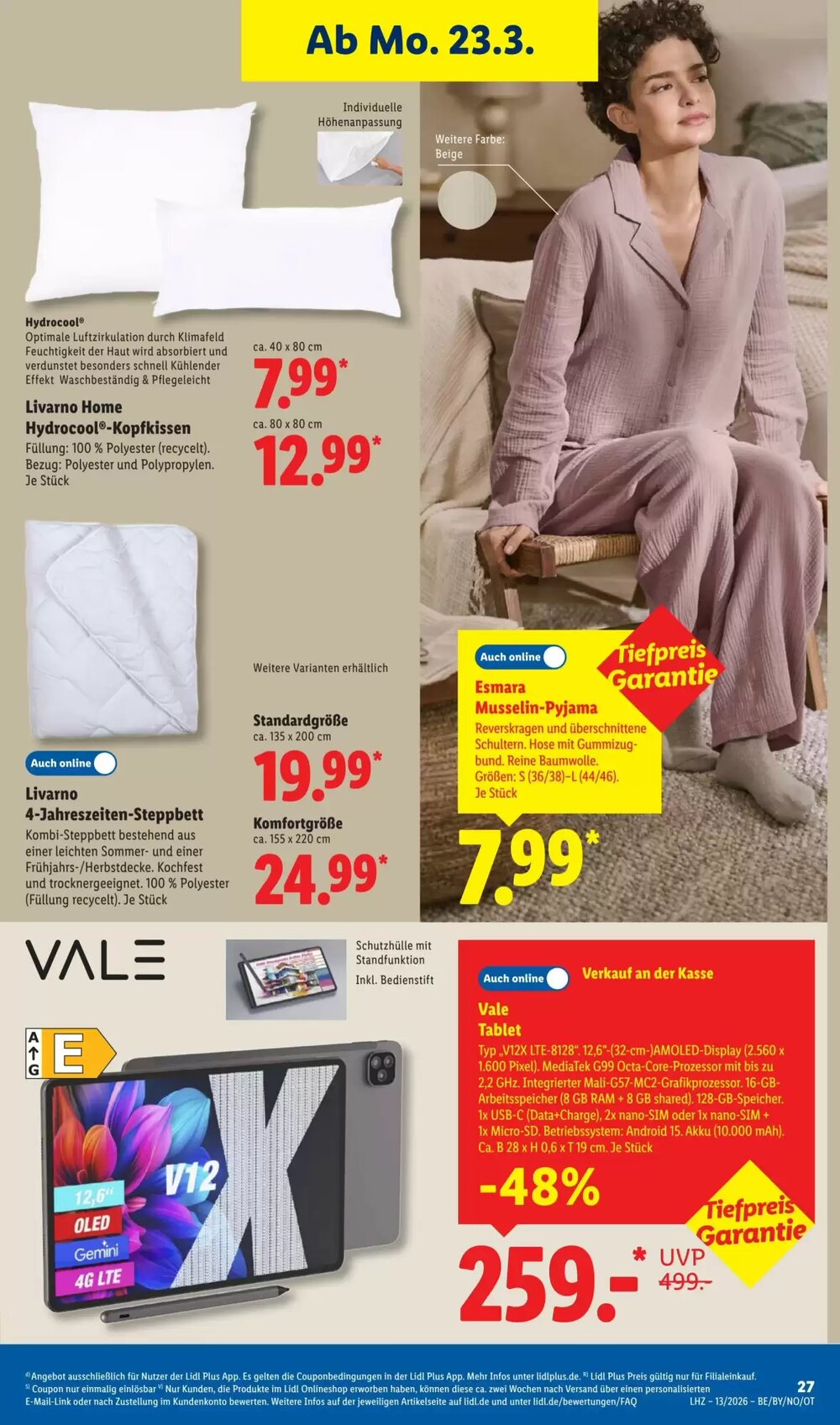 Lidl Prospekt (ab 23.03.2026) zum Blättern - Seite 47