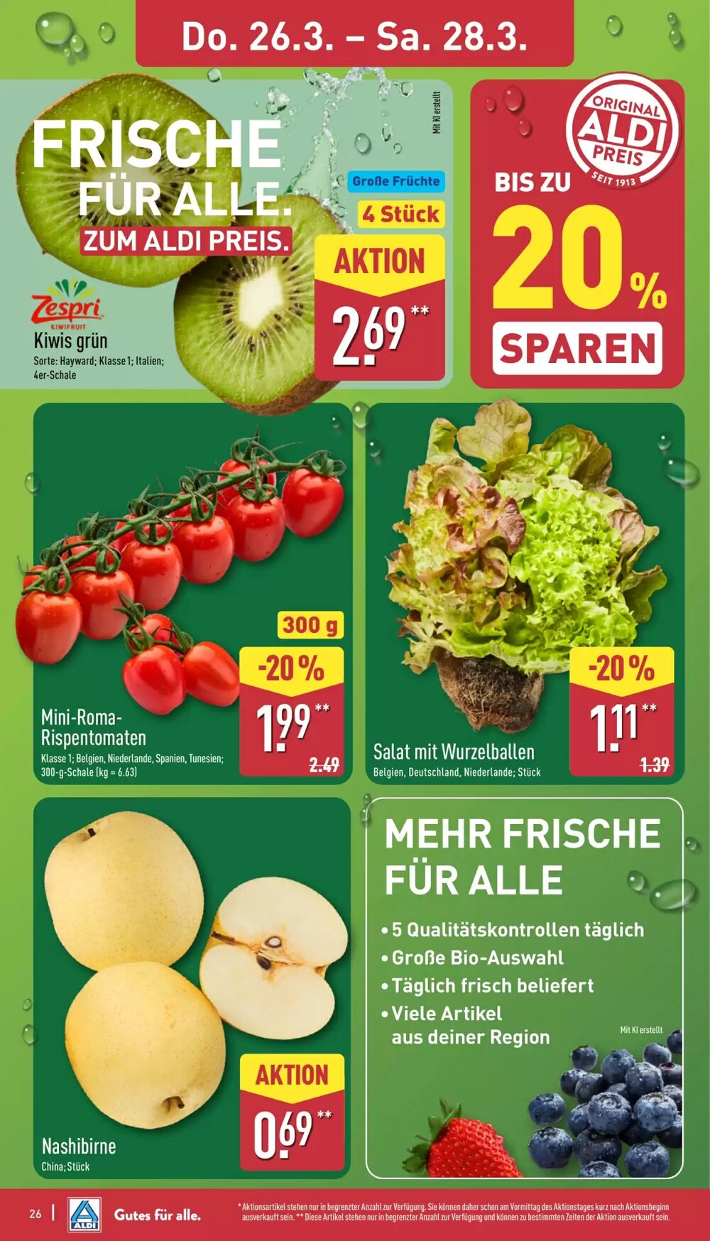 Aldi Nord Prospekt (ab 23.03.2026) zum Blättern - Seite 30