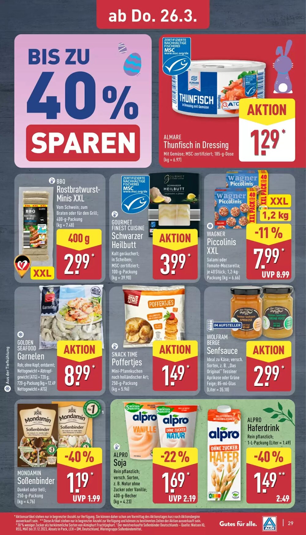 Aldi Nord Prospekt (ab 23.03.2026) zum Blättern - Seite 33