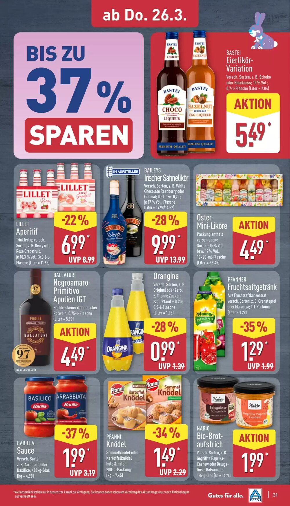 Aldi Nord Prospekt (ab 23.03.2026) zum Blättern - Seite 35