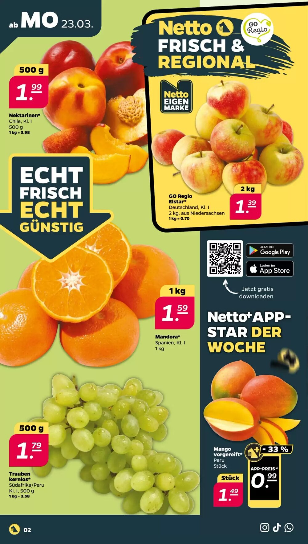 NETTO Prospekt (ab 23.03.2026) zum Blättern - Seite 2
