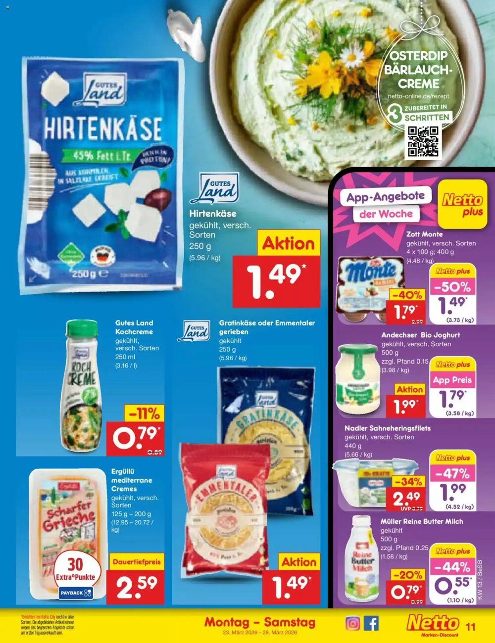 Netto Marken-Discount Prospekt (ab 23.03.2026) zum Blättern - Seite 11