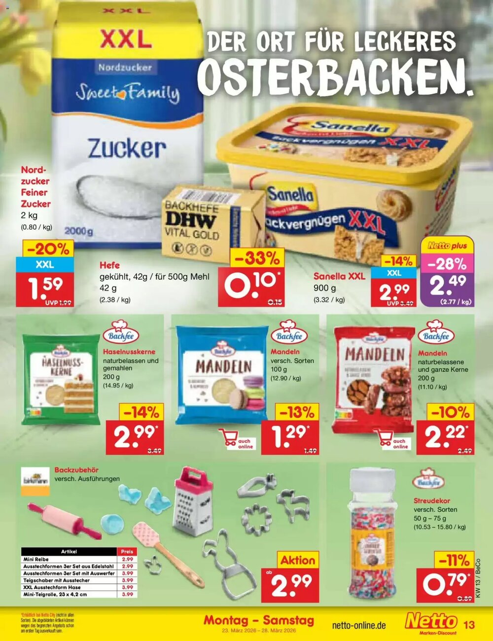 Netto Marken-Discount Prospekt (ab 23.03.2026) zum Blättern - Seite 13