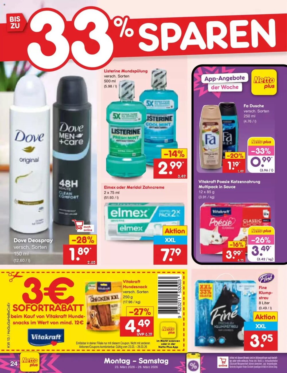 Netto Marken-Discount Prospekt (ab 23.03.2026) zum Blättern - Seite 32