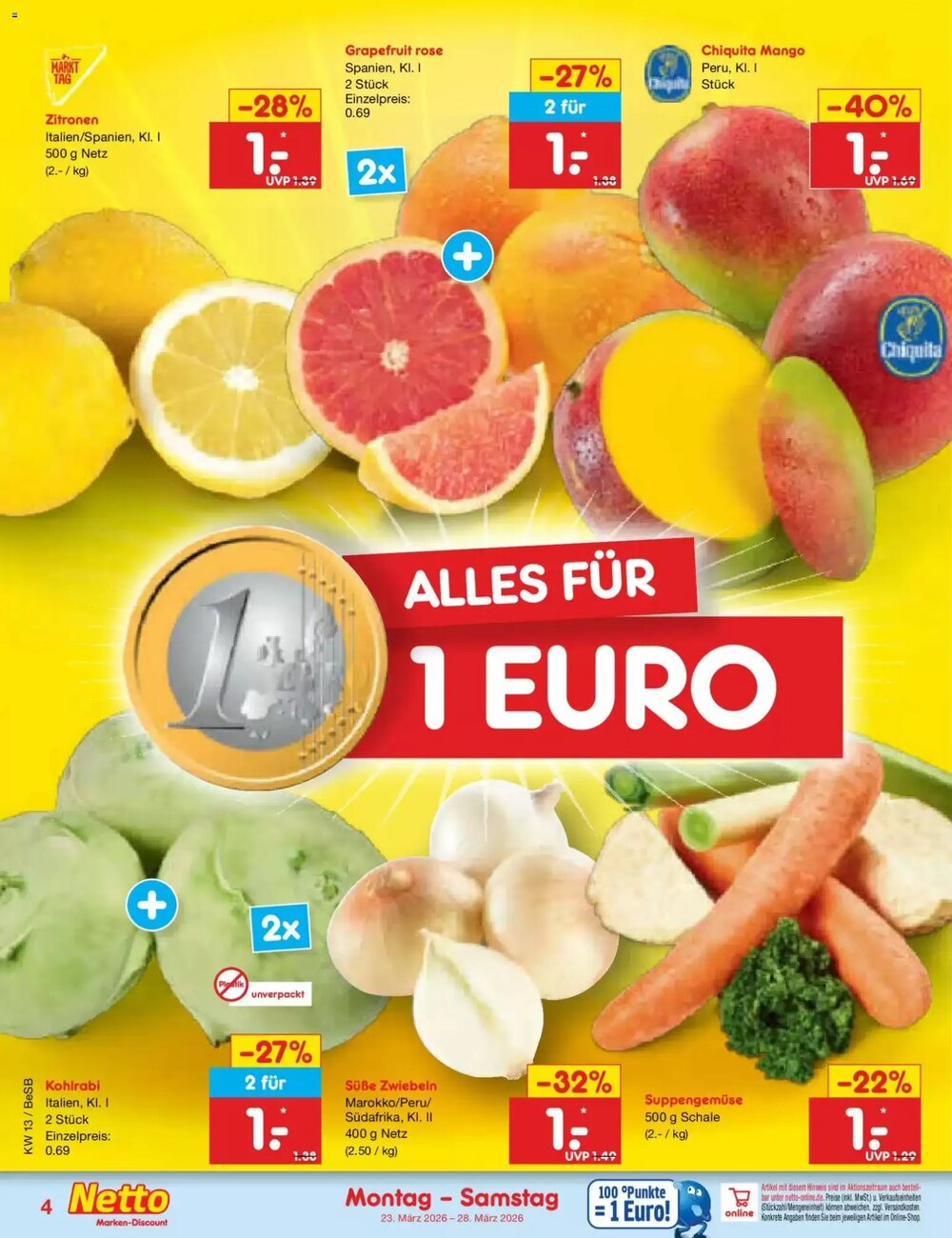Netto Marken-Discount Prospekt (ab 23.03.2026) zum Blättern - Seite 4