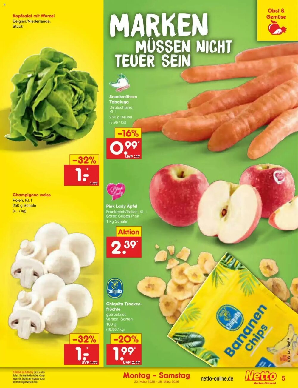 Netto Marken-Discount Prospekt (ab 23.03.2026) zum Blättern - Seite 5