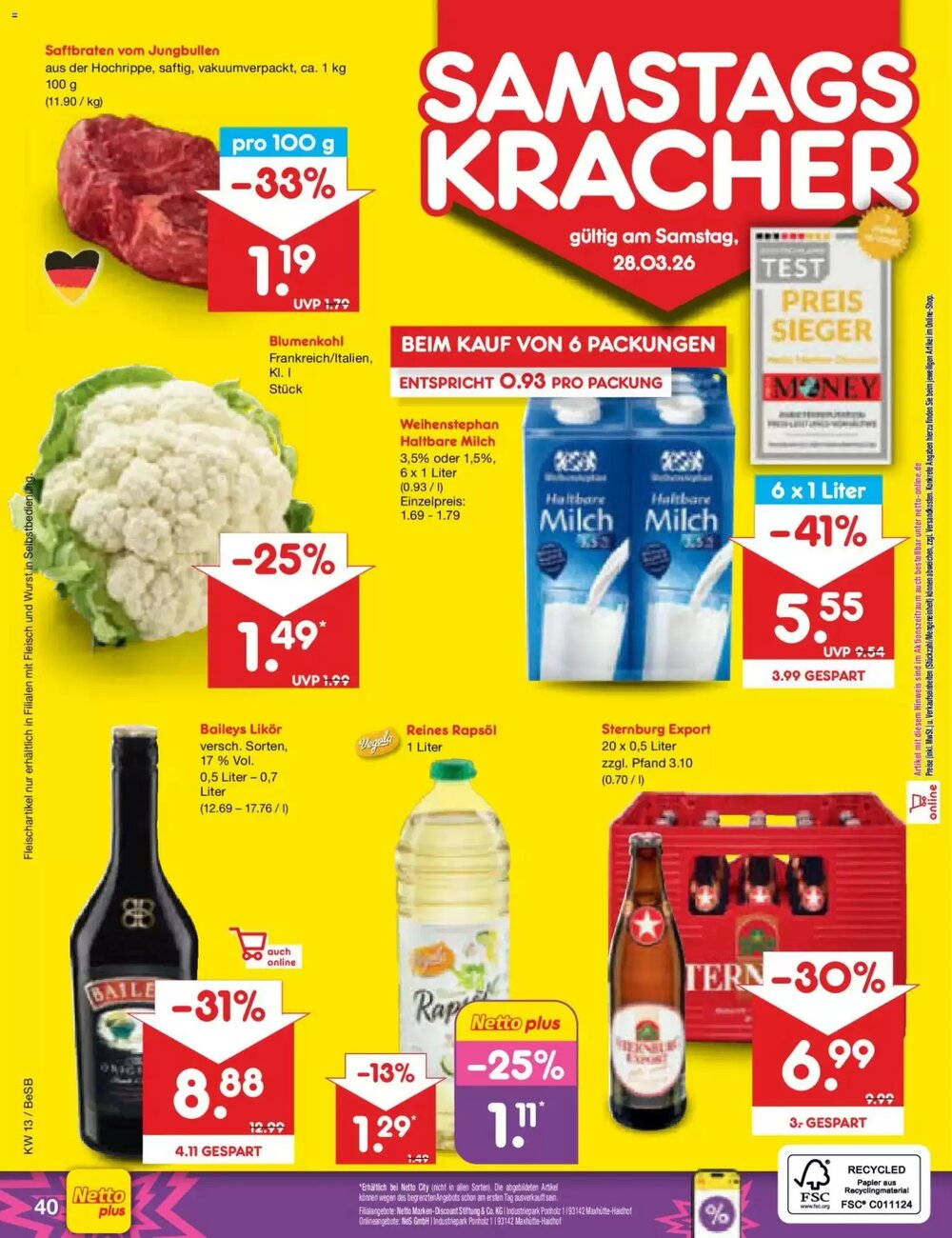 Netto Marken-Discount Prospekt (ab 23.03.2026) zum Blättern - Seite 56
