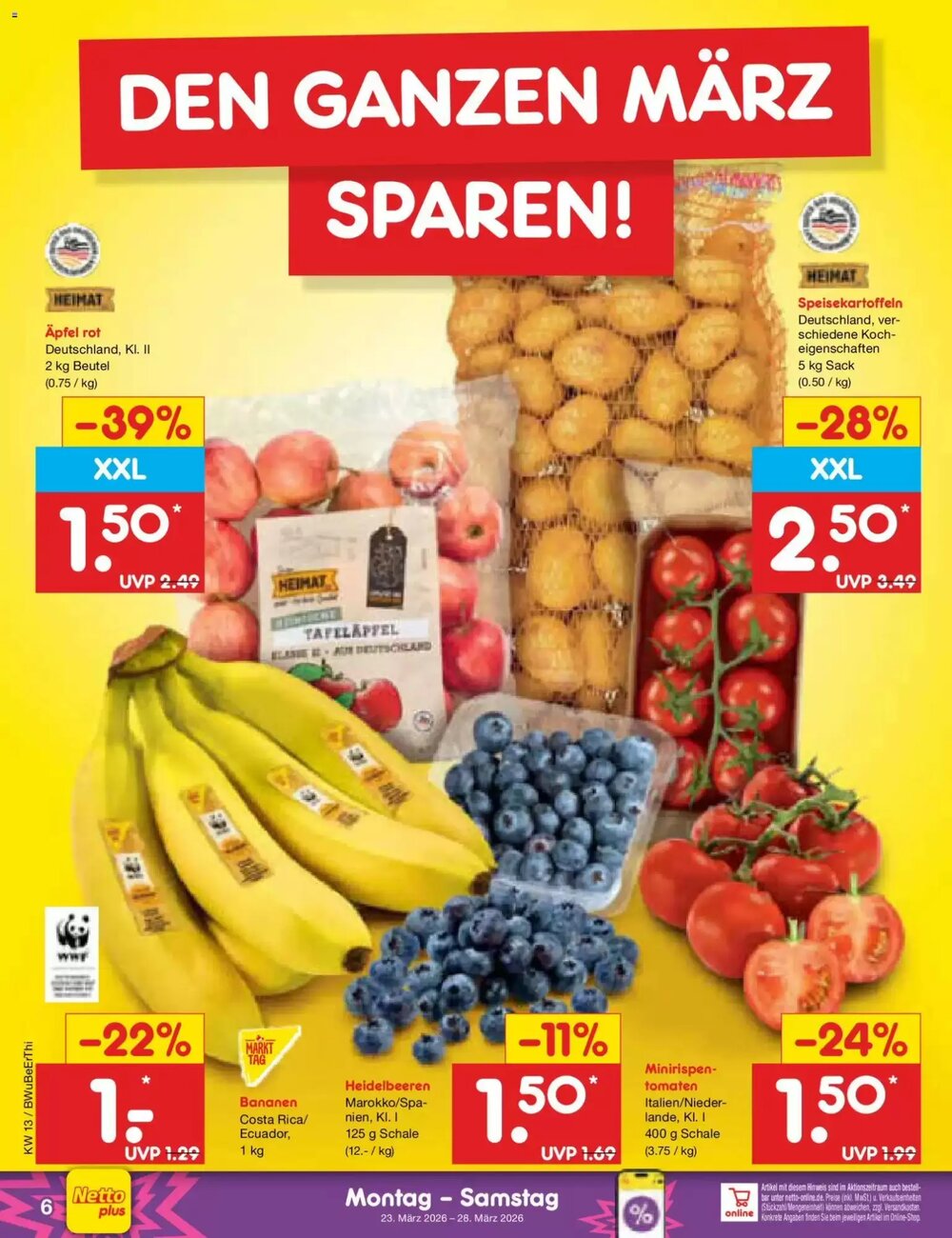 Netto Marken-Discount Prospekt (ab 23.03.2026) zum Blättern - Seite 6