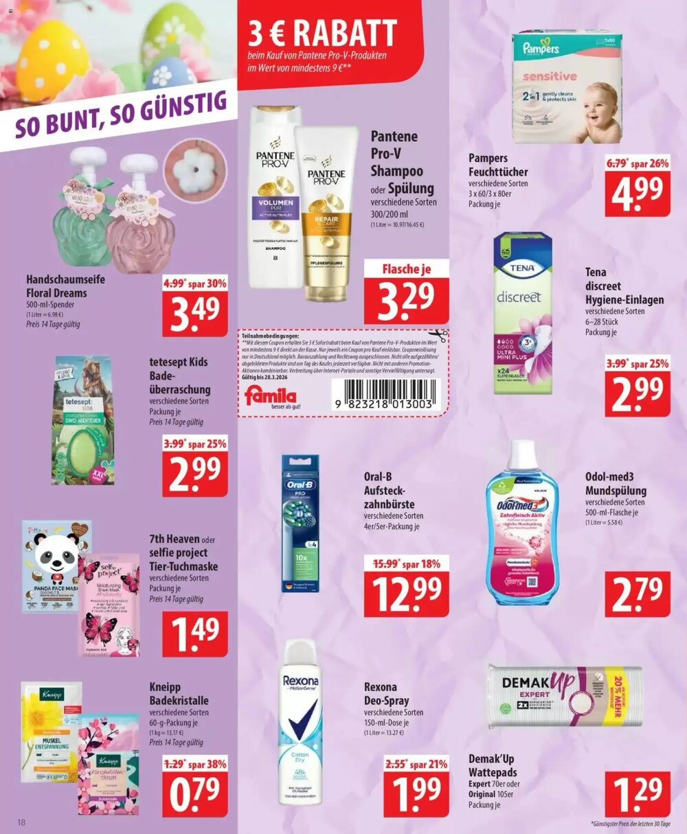 Famila Nord West Prospekt (ab 23.03.2026) zum Blättern - Seite 18