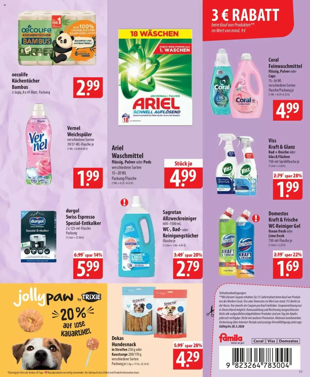 Famila Nord West Prospekt (ab 23.03.2026) zum Blättern - Seite 19