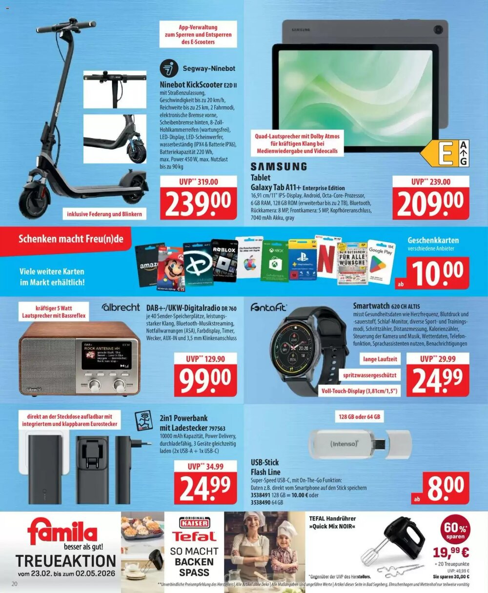 Famila Nord West Prospekt (ab 23.03.2026) zum Blättern - Seite 20