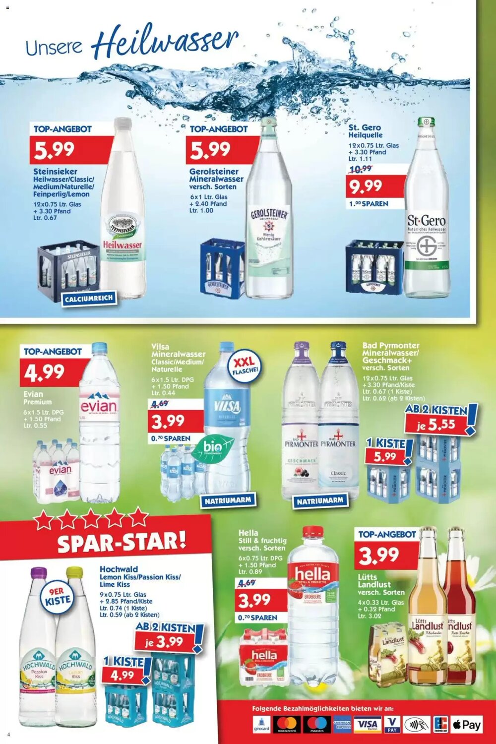 Hol'ab Getränkemarkt Prospekt (ab 23.03.2026) zum Blättern - Seite 4