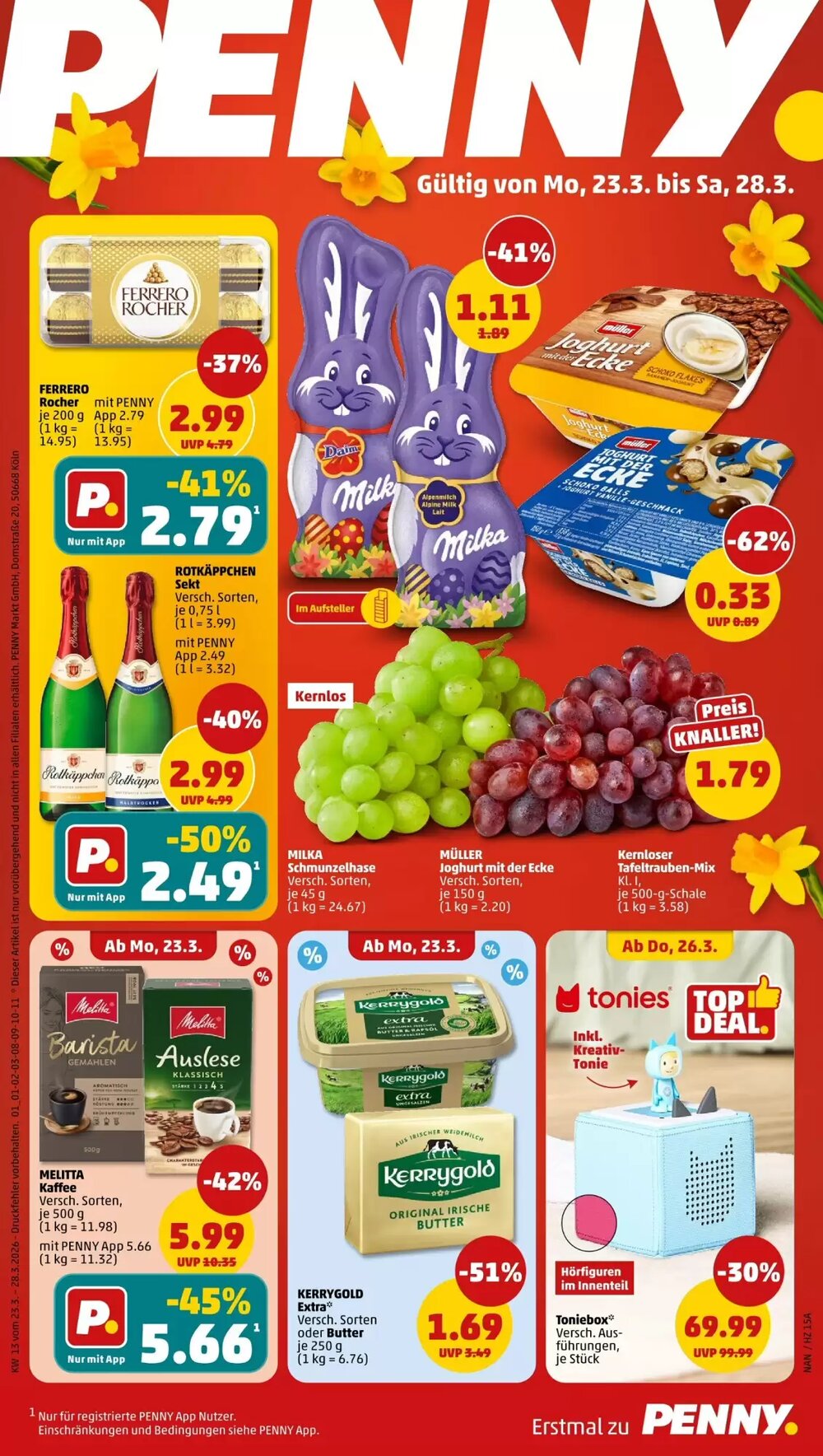 PENNY Prospekt (ab 23.03.2026) zum Blättern - Seite 1