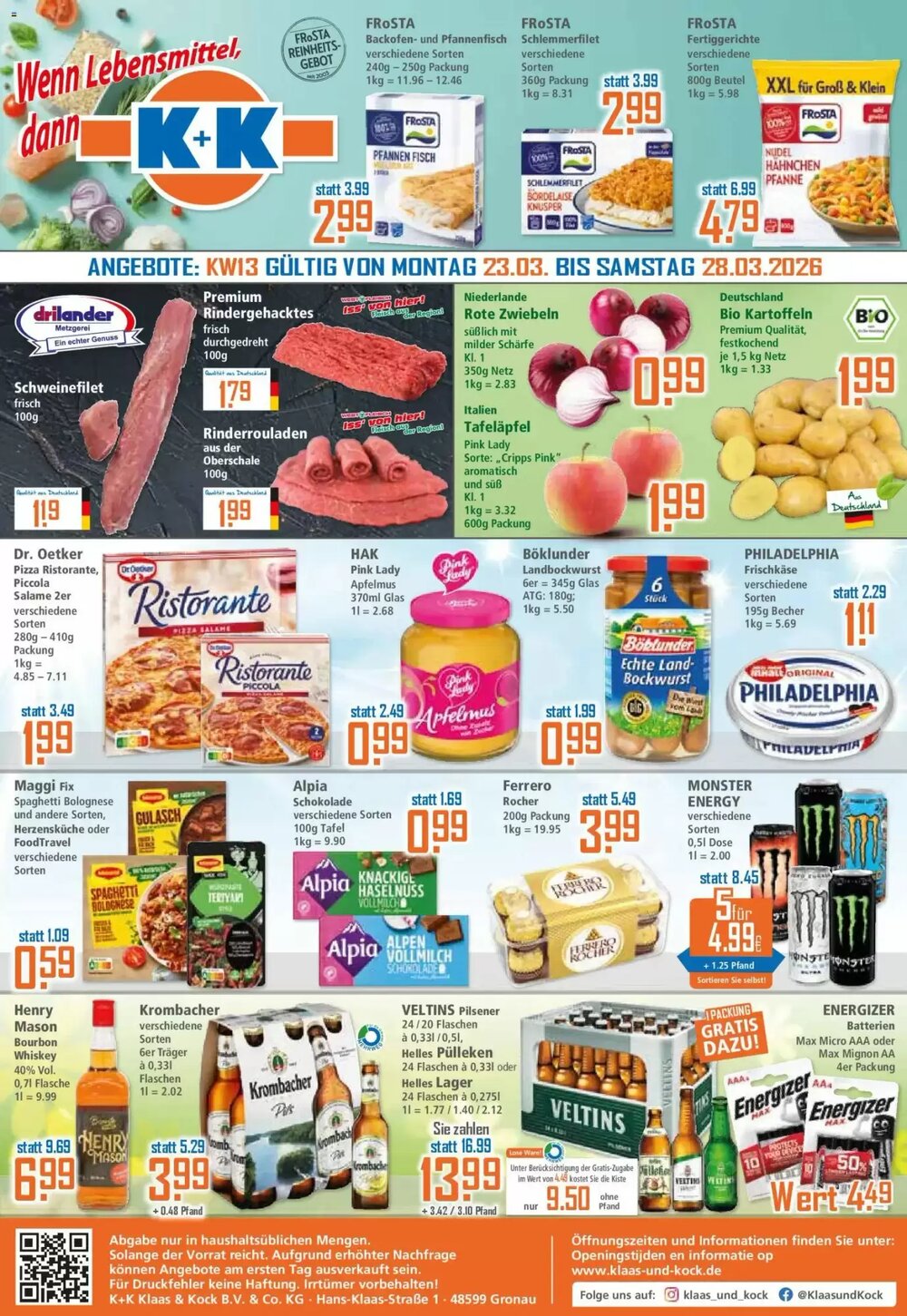 Klaas und Kock Prospekt (ab 23.03.2026) zum Blättern - Seite 1