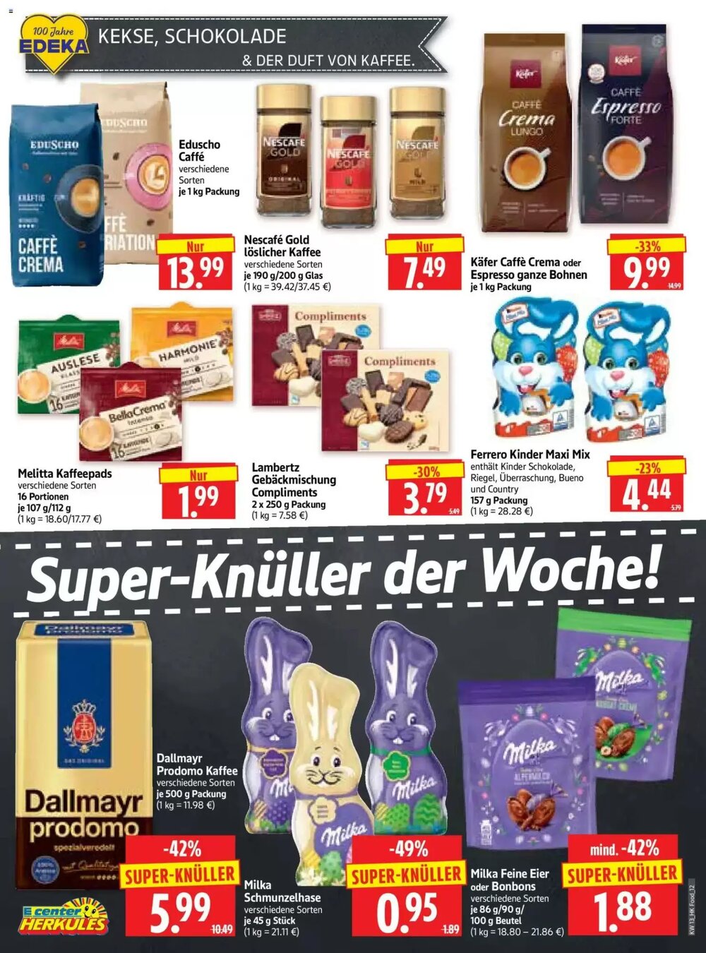 Edeka Herkules Prospekt (ab 23.03.2026) zum Blättern - Seite 12