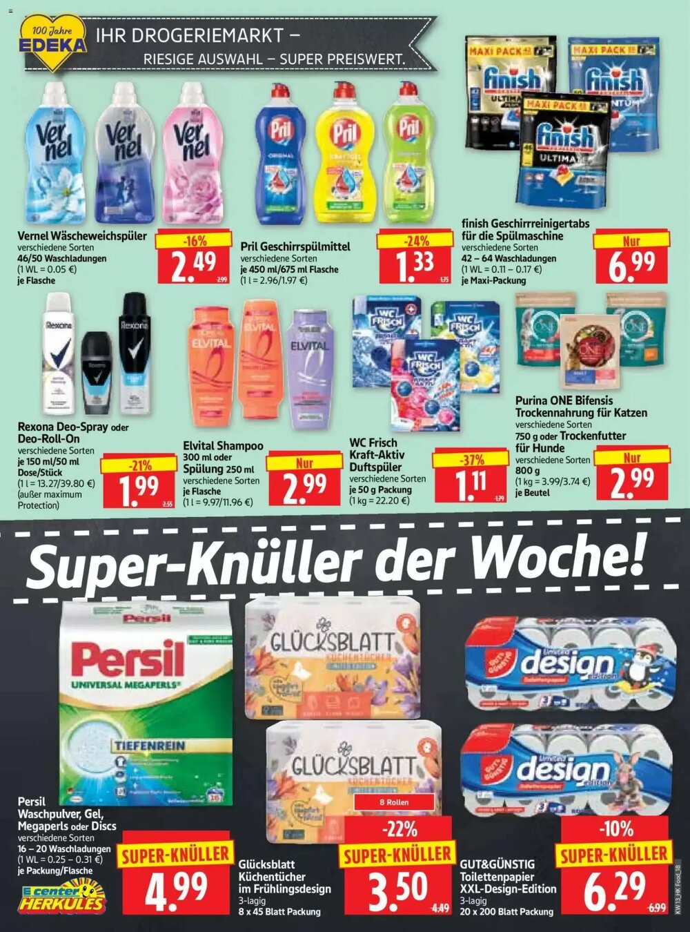 Edeka Herkules Prospekt (ab 23.03.2026) zum Blättern - Seite 18