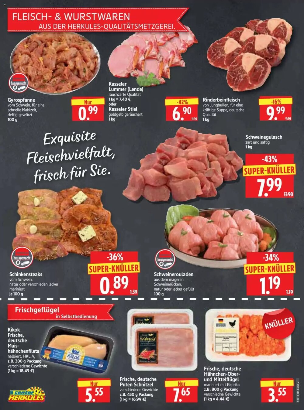 Edeka Herkules Prospekt (ab 23.03.2026) zum Blättern - Seite 2