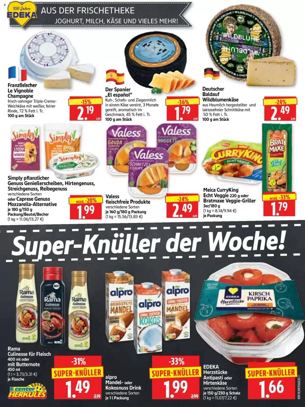 Edeka Herkules Prospekt (ab 23.03.2026) zum Blättern - Seite 6