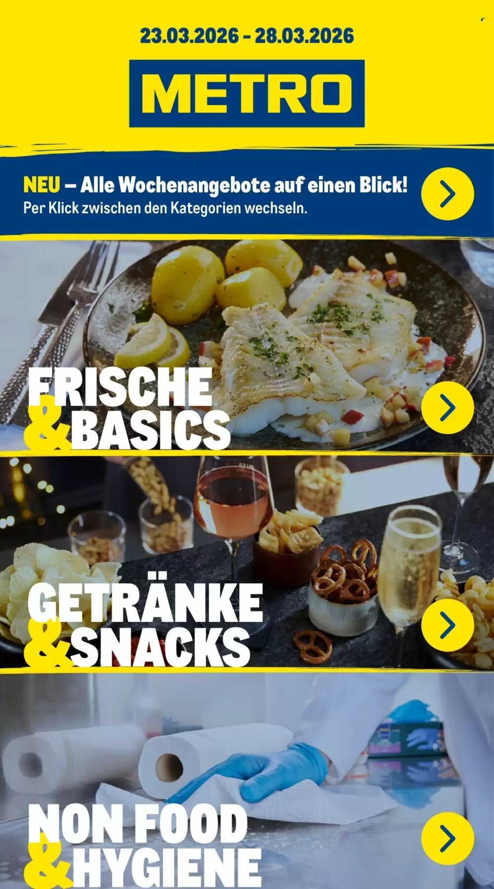 METRO Prospekt (ab 23.03.2026) zum Blättern - Seite 1