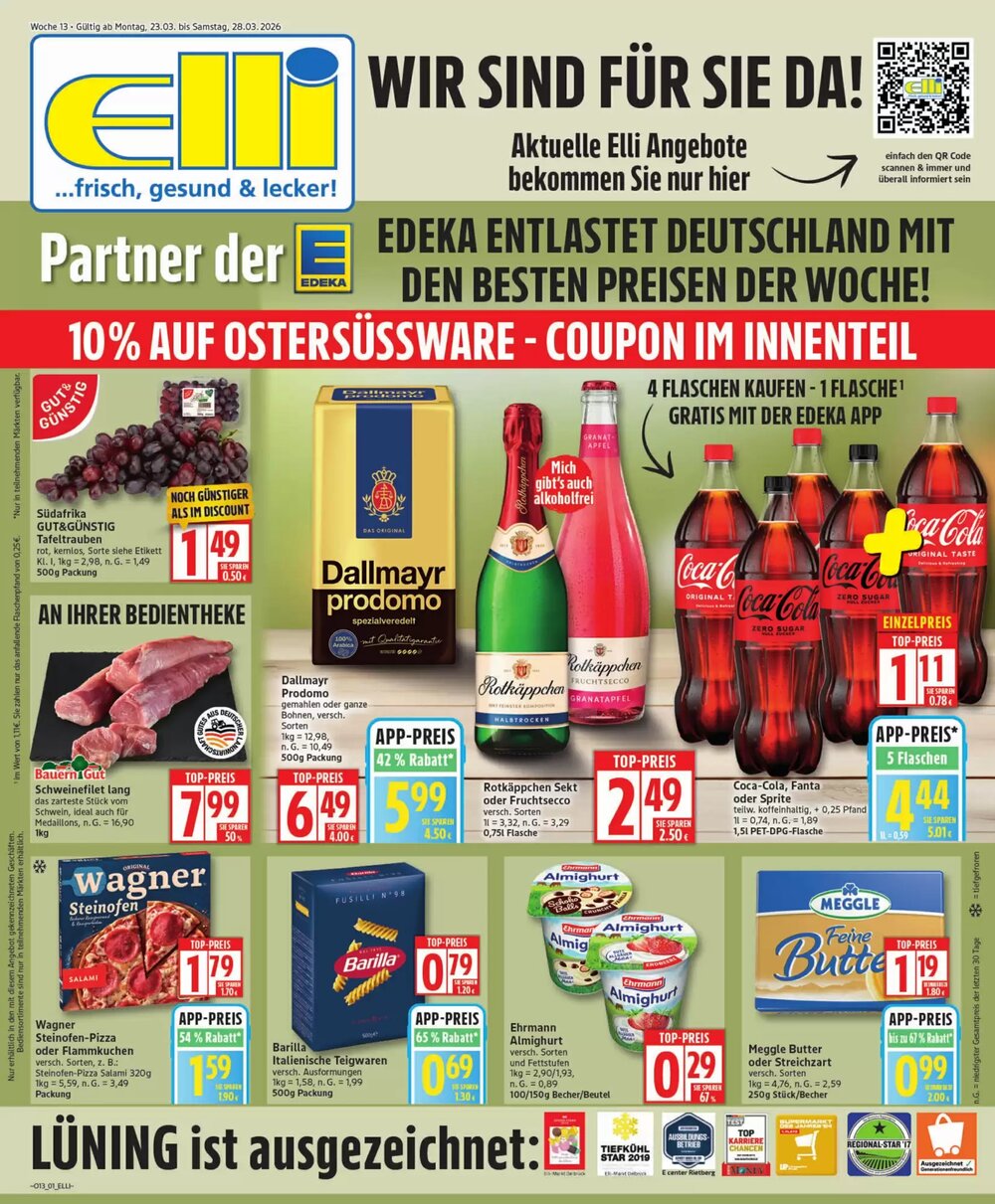 Elli Markt Prospekt (ab 23.03.2026) zum Blättern - Seite 1