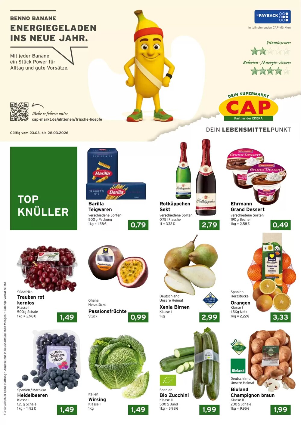 CAP Markt Prospekt (ab 23.03.2026) zum Blättern - Seite 1