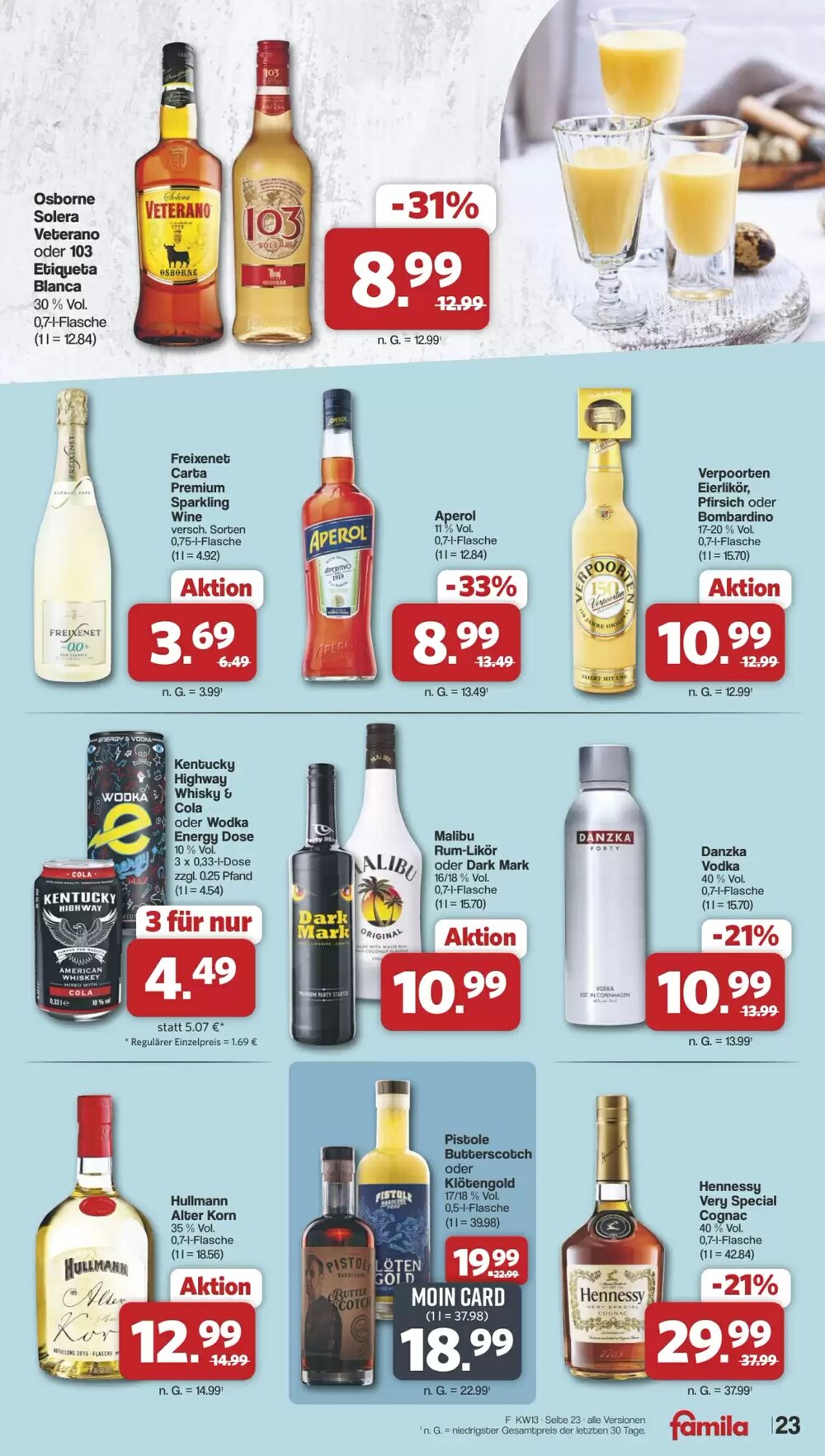 Famila Nord West Prospekt (ab 23.03.2026) zum Blättern - Seite 23