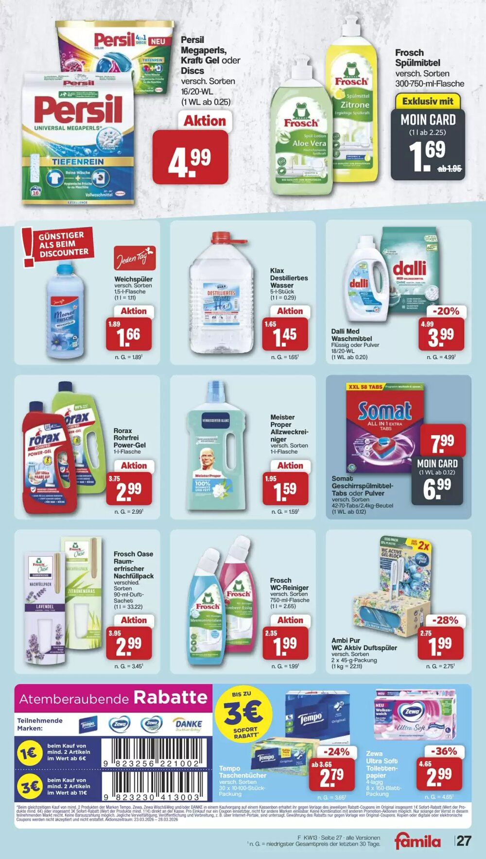 Famila Nord West Prospekt (ab 23.03.2026) zum Blättern - Seite 27