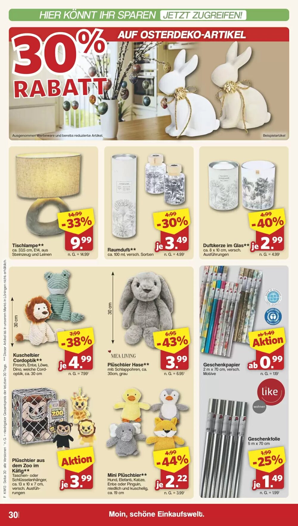 Famila Nord West Prospekt (ab 23.03.2026) zum Blättern - Seite 30