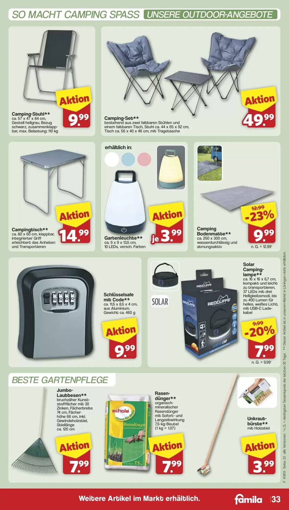 Famila Nord West Prospekt (ab 23.03.2026) zum Blättern - Seite 33