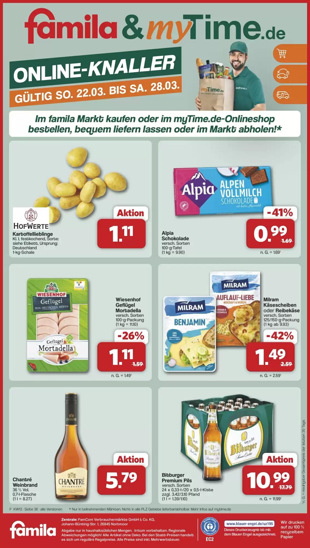 Famila Nord West Prospekt (ab 23.03.2026) zum Blättern - Seite 36