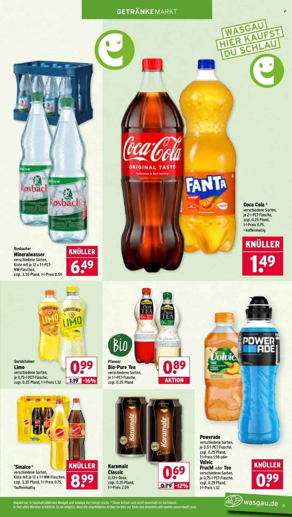 Wasgau Prospekt (ab 23.03.2026) zum Blättern - Seite 21