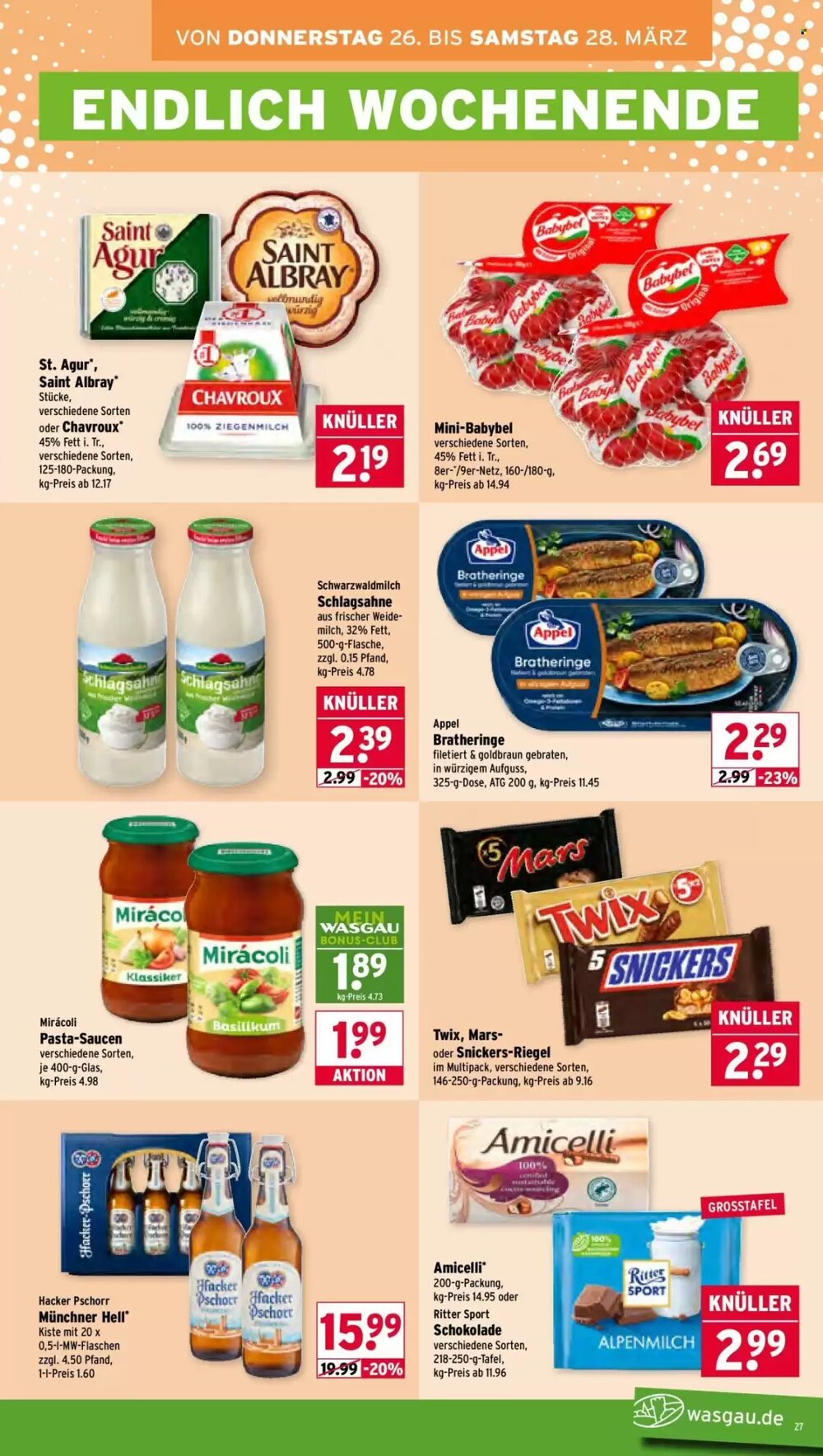 Wasgau Prospekt (ab 23.03.2026) zum Blättern - Seite 27