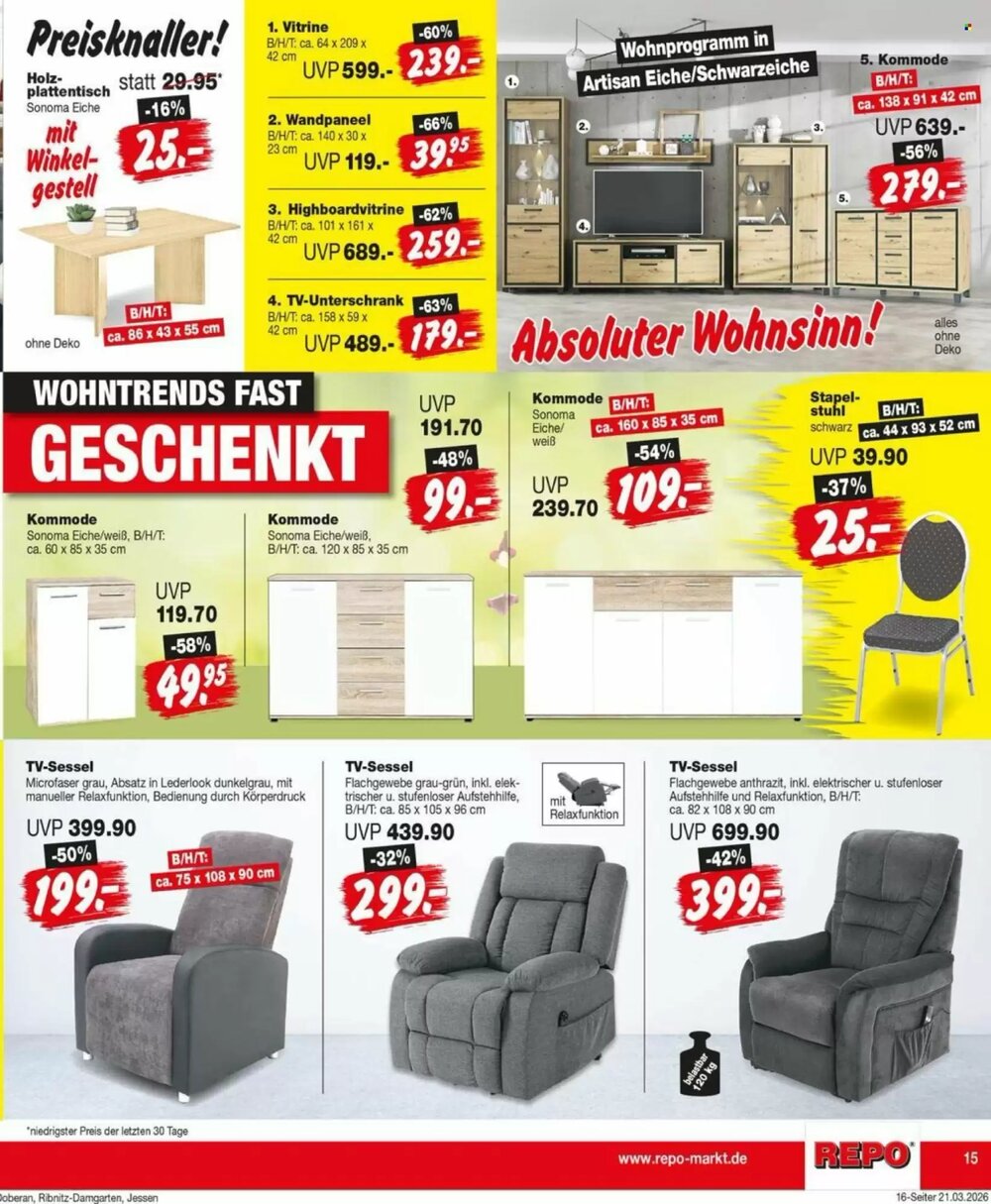 Repo Markt Prospekt (ab 23.03.2026) zum Blättern - Seite 15