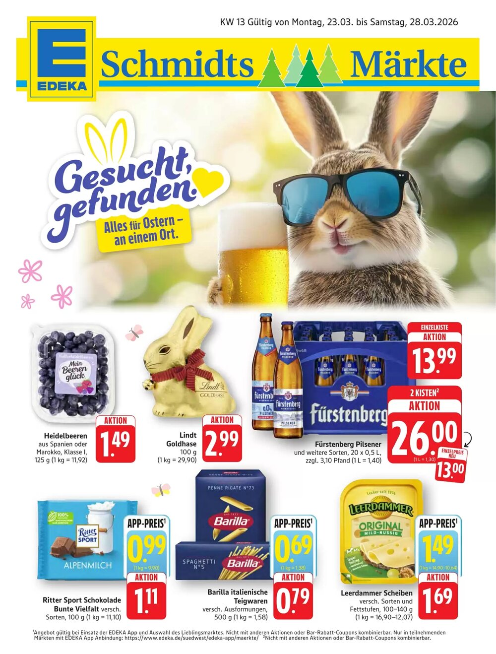 Schmidt's Märkte Prospekt (ab 23.03.2026) zum Blättern - Seite 1