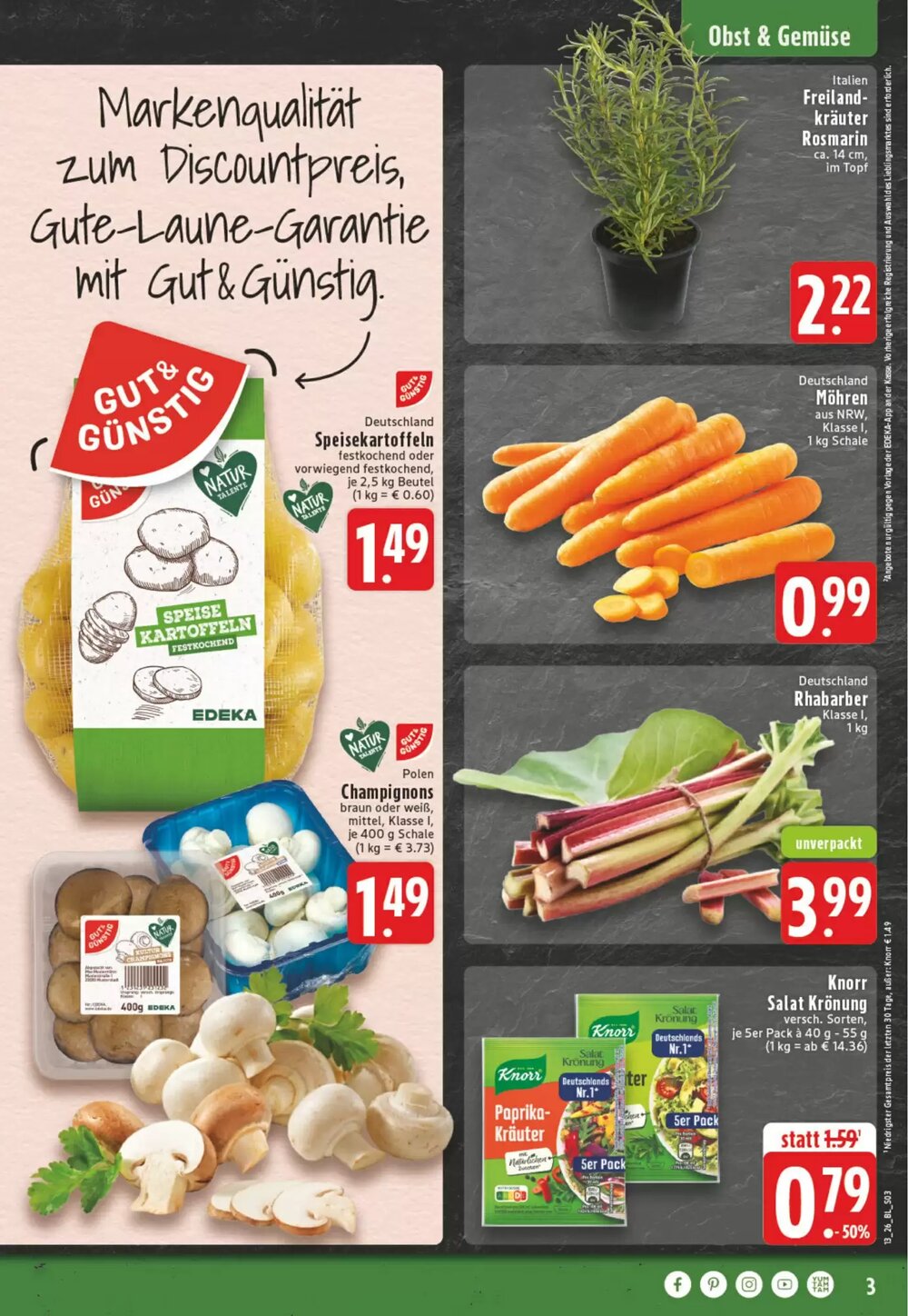 EDEKA Vogl Prospekt (ab 23.03.2026) zum Blättern - Seite 3