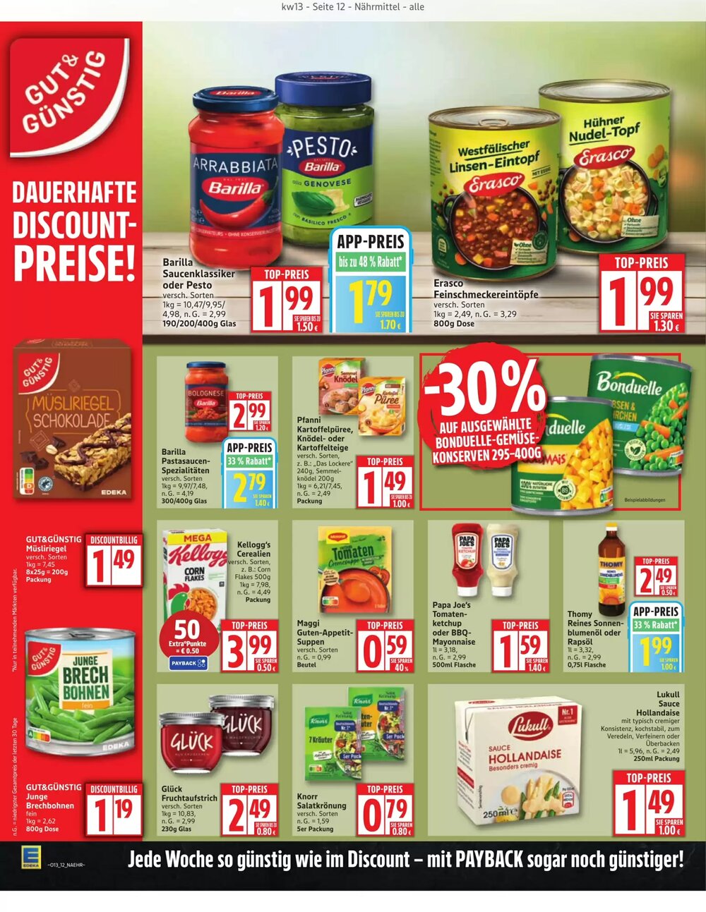 EDEKA Stralsund Prospekt (ab 23.03.2026) zum Blättern - Seite 12