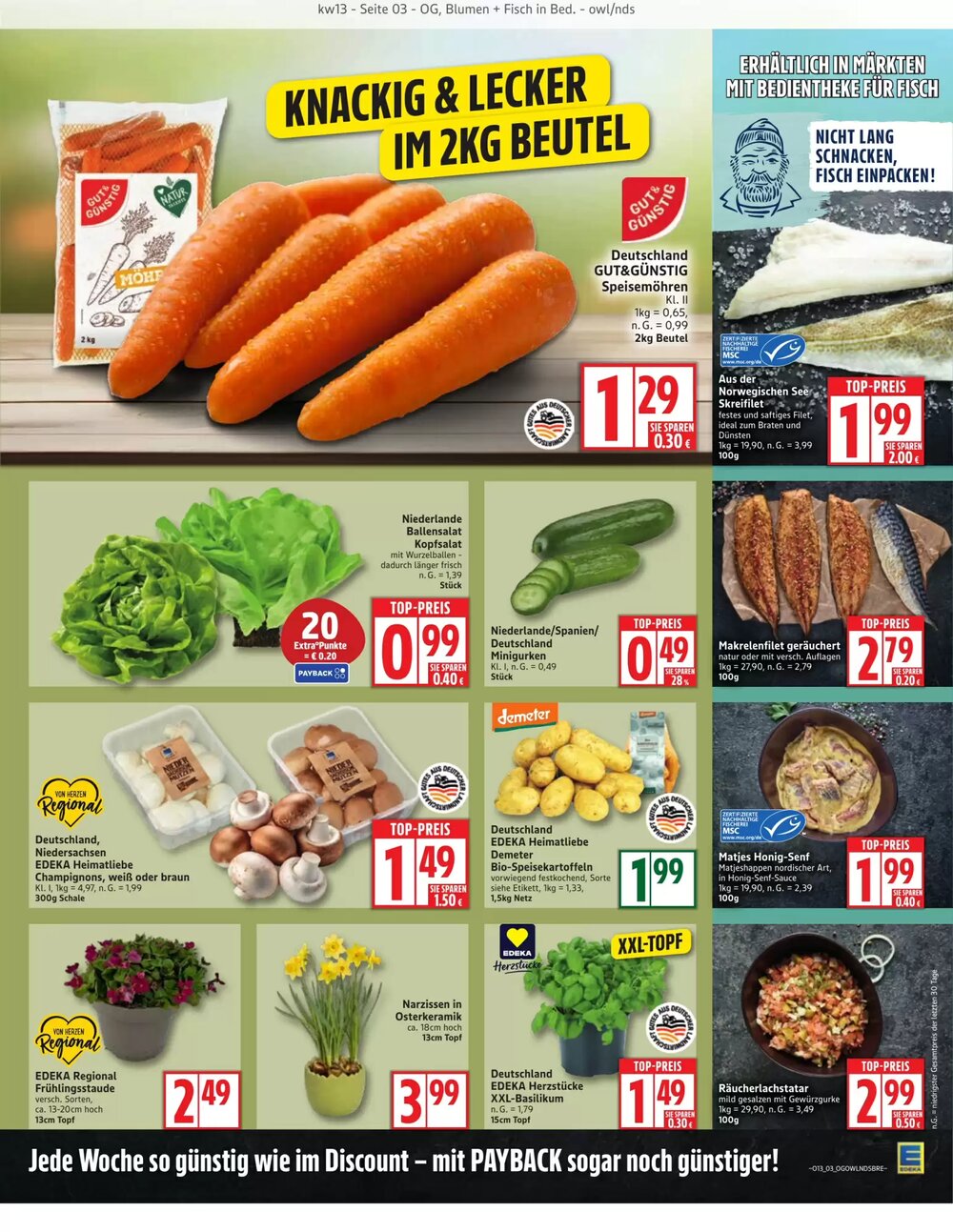 EDEKA Stralsund Prospekt (ab 23.03.2026) zum Blättern - Seite 3