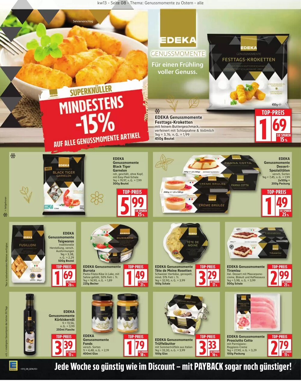 Edeka Aktiv Markt Prospekt (ab 23.03.2026) zum Blättern - Seite 8