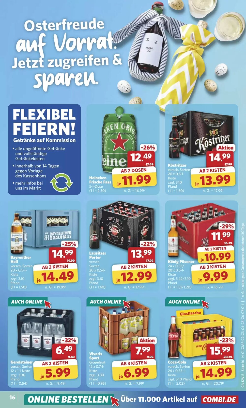 Combi Prospekt (ab 23.03.2026) zum Blättern - Seite 16