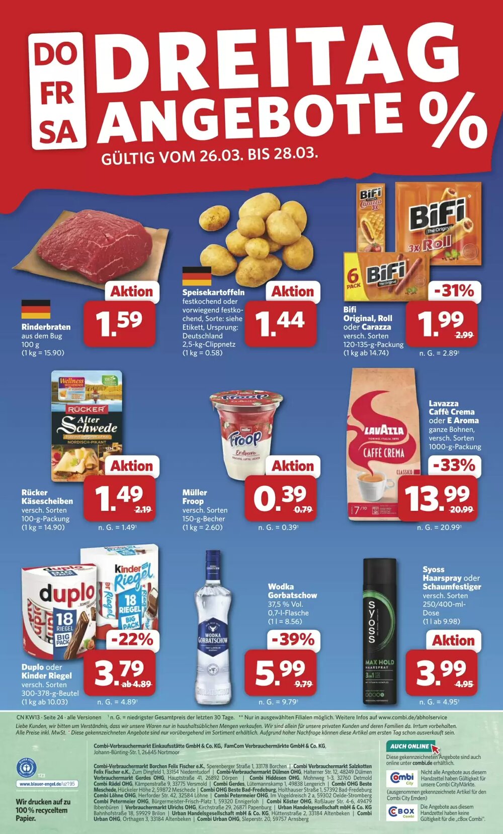 Combi Prospekt (ab 23.03.2026) zum Blättern - Seite 24