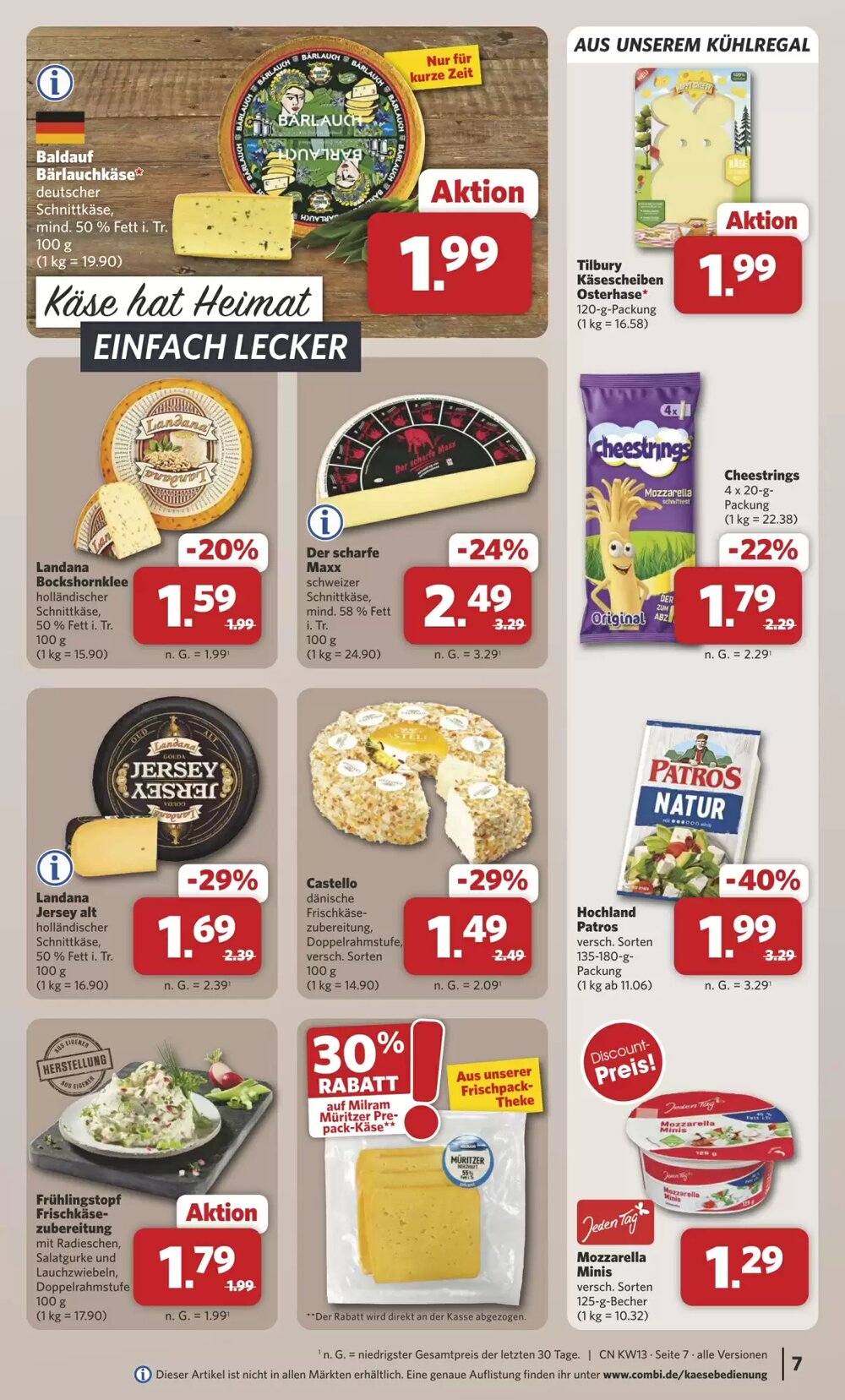 Combi Prospekt (ab 23.03.2026) zum Blättern - Seite 7