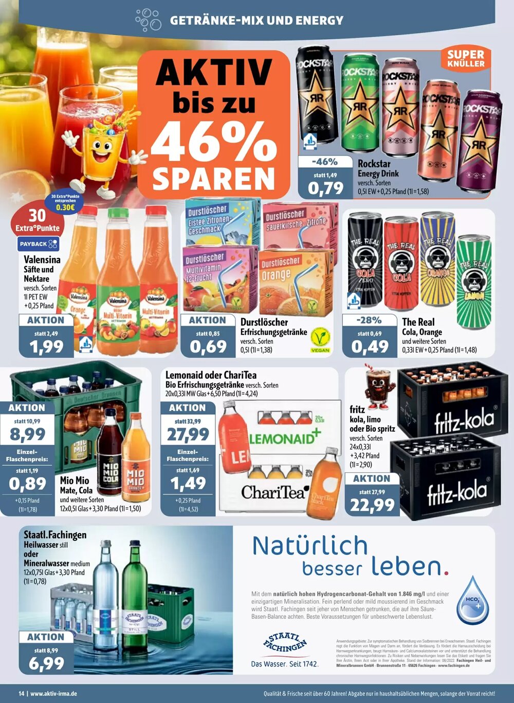 Aktiv Irma Prospekt (ab 23.03.2026) zum Blättern - Seite 14