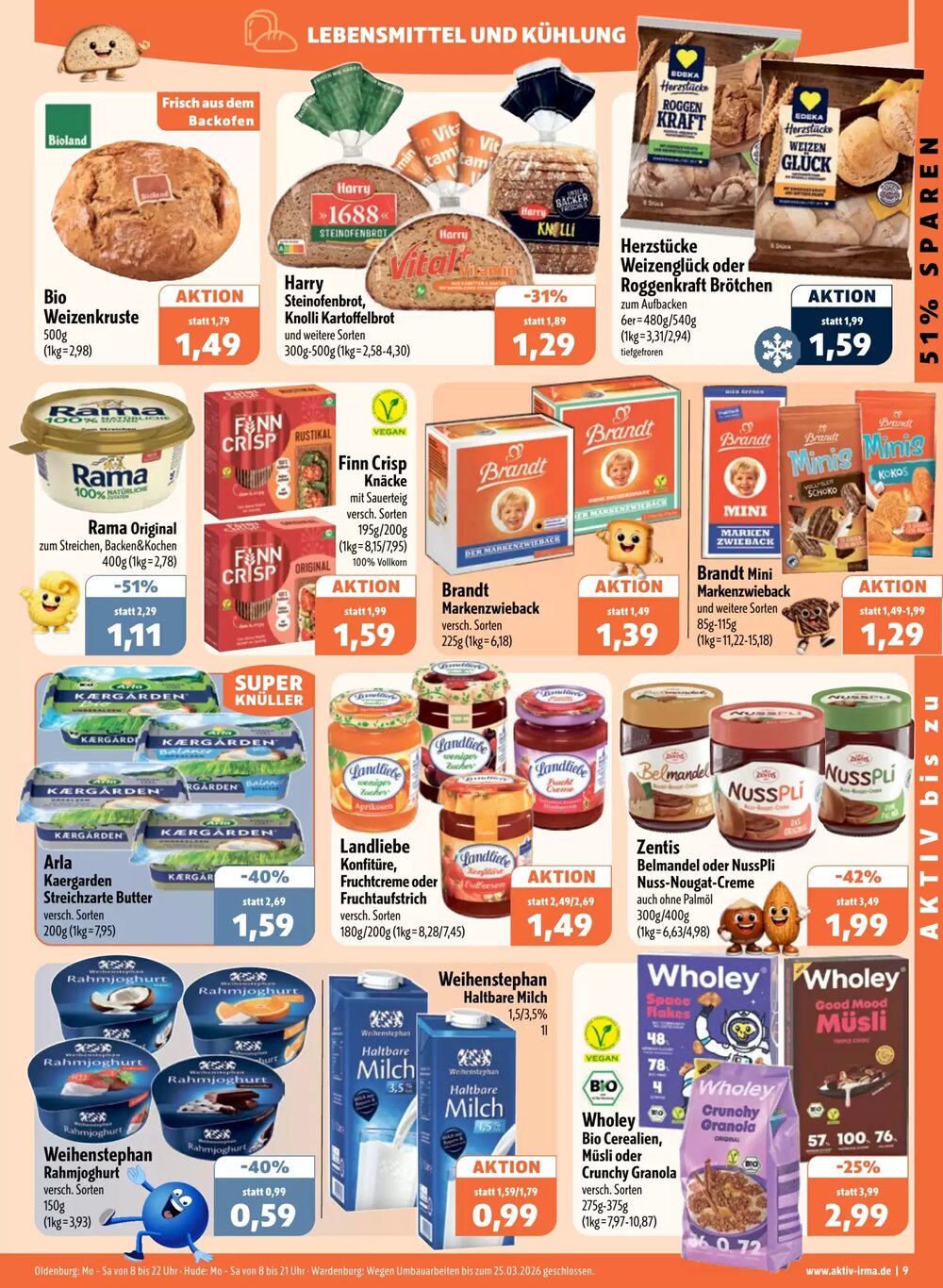 Aktiv Irma Prospekt (ab 23.03.2026) zum Blättern - Seite 9