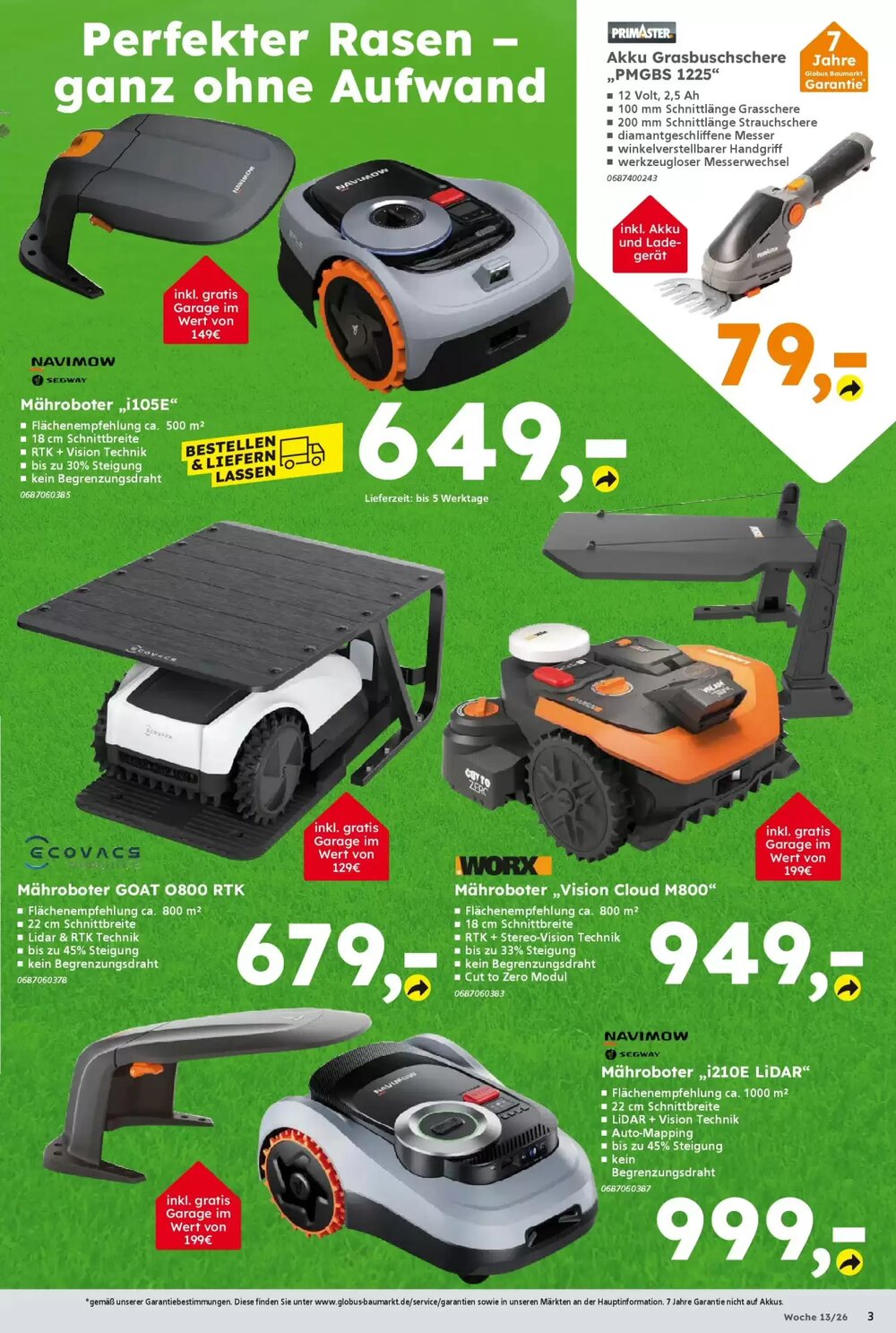 Globus Baumarkt Prospekt (ab 23.03.2026) zum Blättern - Seite 3