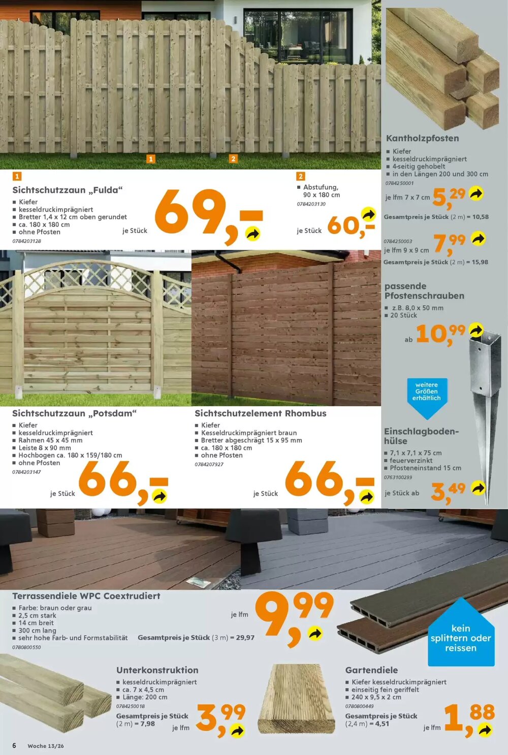 Globus Baumarkt Prospekt (ab 23.03.2026) zum Blättern - Seite 6