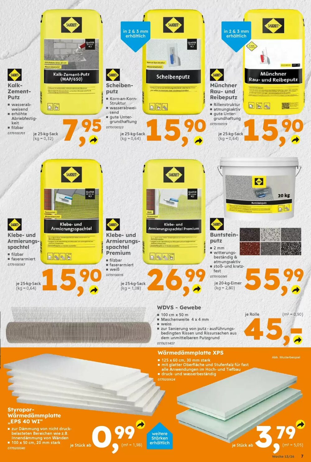 Globus Baumarkt Prospekt (ab 23.03.2026) zum Blättern - Seite 7