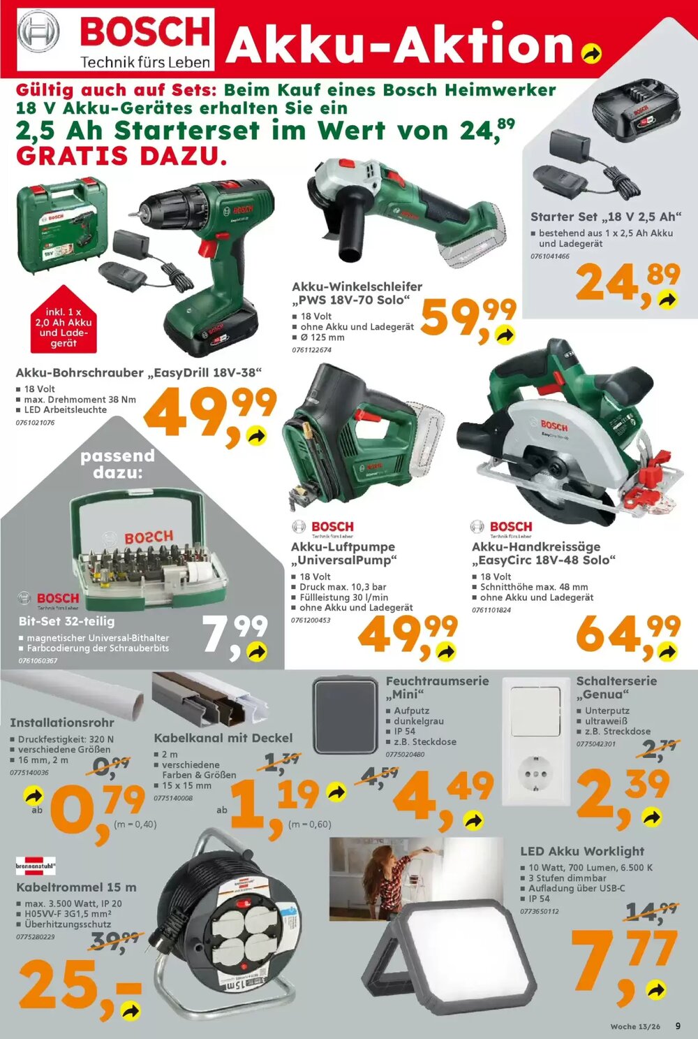 Globus Baumarkt Prospekt (ab 23.03.2026) zum Blättern - Seite 9