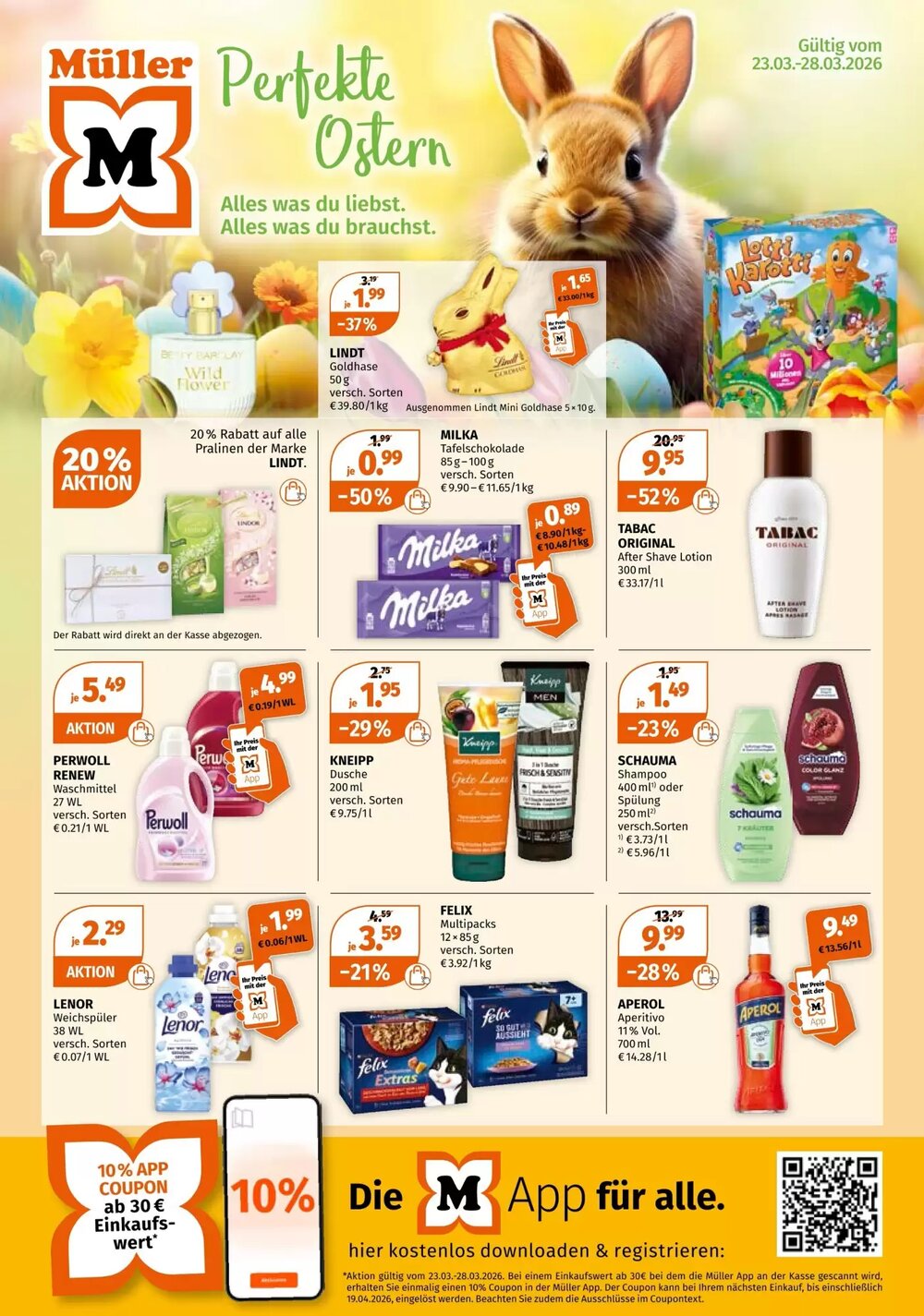 Müller Prospekt (ab 23.03.2026) zum Blättern - Seite 1